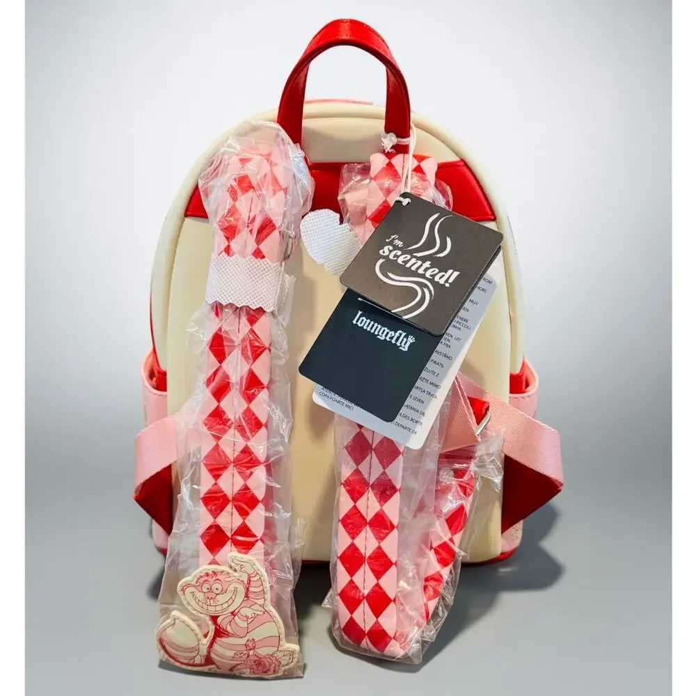 Loungefly Disney Alice in Wonderland Tonal Alice Floral Mini Backpack NWT